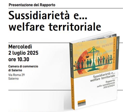 Locandina evento sussidiarietà e welfare territorile