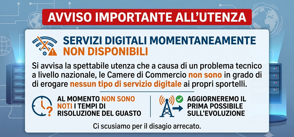 interruzione servizi