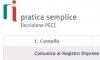 iscrizione pec pratica semplice infocamere